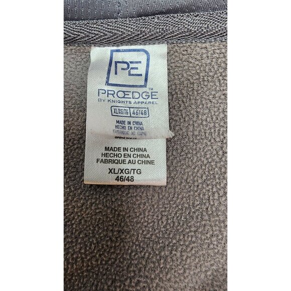 Michigan State Spartans Gray Full-Zip Hoodie With Embroidered Logo XL - Picture 8 of 11